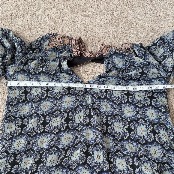 Free People Floral Mini Dress Size M NWT - Picture 9 of 13